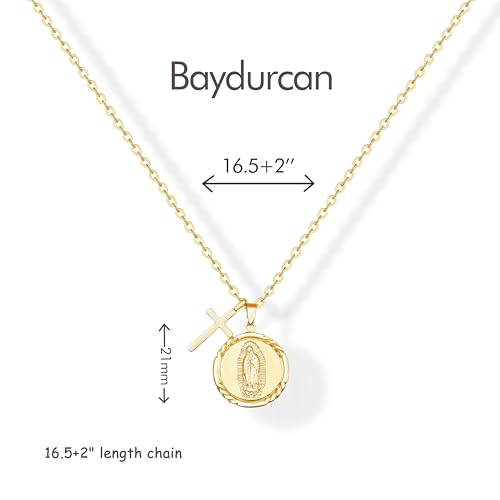 Golden Necklace for Women Virgin Mary Angel Butterfly Necklace Sister New Mom Friendship Necklace Birthday Christmas Gift - style: Virgin Mary