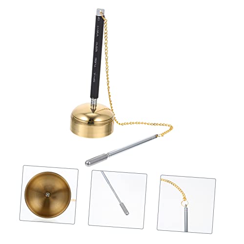 Toddmomy Flexible Telescopic Buddhist Chime with Clear Crisp Sound Smooth Safe Edges Simple Design Praying Instrument for Temple Rituals and Meditation Large Buddha Utensil and Home Decor
