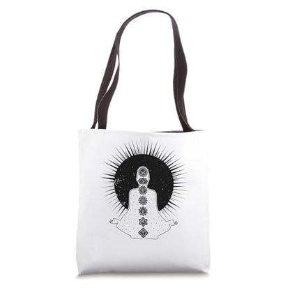 Yogi Meditation Meditieren Meditating Yoga Meditation Tote Bag