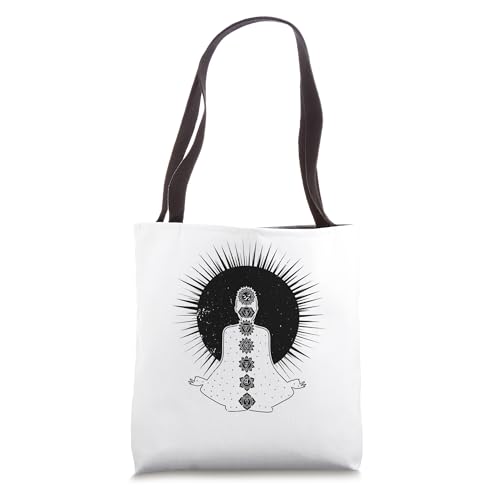 Yogi Meditation Meditieren Meditating Yoga Meditation Tote Bag