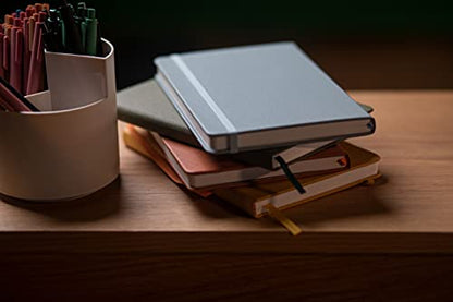 ANECDOTE. Lined Journal Notebook, 192 Pages, A5 size: 8.3" x 5.4", Thick 100 GSM Paper, Ruled, Hardcover. Journal for Women and Men, Perfect Notebook for School, Work and Travel (Evergreen)