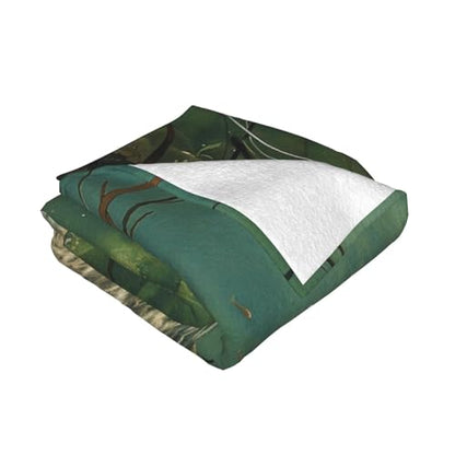 Underwater Catfish Prints Throw Blanket (320g Flannel) Anti-Pilling Warm Fuzzy Blankets for Bed Sofa Couch Travel 40x30 Inch - color: Underwater Catfish, size: 40x30 Inch