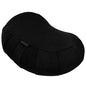 Retrospec Sedona Zafu Meditation Cushion Filled w/Buckwheat Hulls - Yoga Pillow for Meditation Practices - Machine Washable 100% Cotton Cover & Durable Carry Handle, Crescent, Black - color: Black, size: 1 Count (Pack of 1)