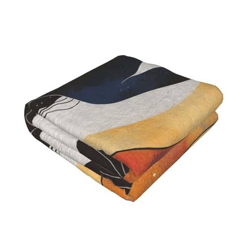 Yoga Meditation Printed Flannel Blanket 60x50 Inch 240g - for Bedroom, Sofa, Office, Plush Warm Sofa Throw Blanket, Comfy Blanket All Seasons - size: 60x50 Inch