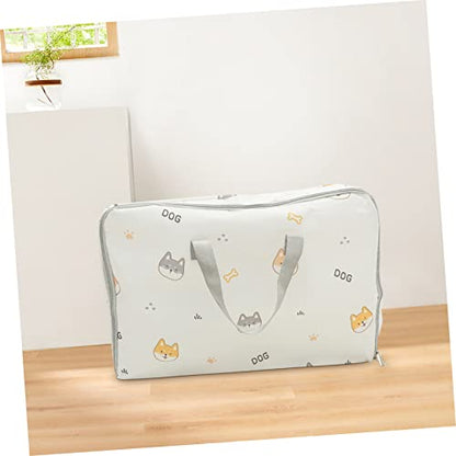 2pcs Large Capacity Oxford Fabric Storage Bags Portable Pouches for Clothes and Blankets Medium Extra Large Home and Travel Organization