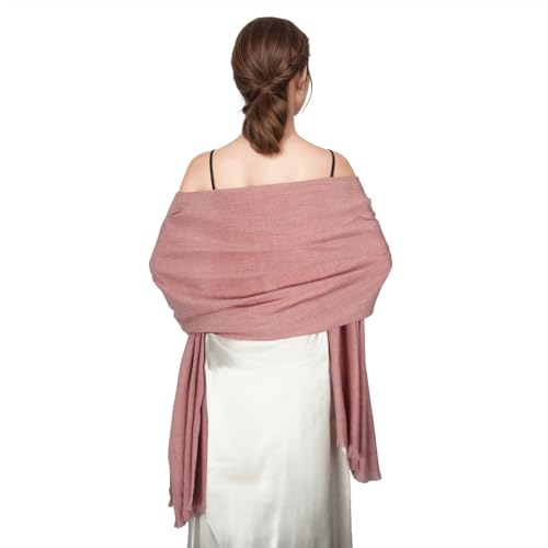 Shawl Wraps for Women Pashmina Shawls and Wraps for Evening Dresses Large Soft Scarf Winter Scarf Wedding Shawl… - color: Pink-1
