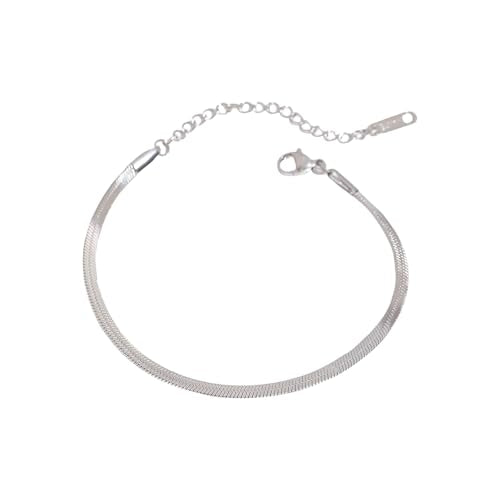 Elegant Minimalist Bangle Bracelet Adjustable Size Wristband Stainless Steel Jewelry Simple Everyday Wear Accessory - style: JDB201071 S