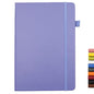 Lined Journal Notebooks with Pen Loop, Hardcover Notebook Journal for Work, 100Gsm Premium Thick Paper with Inner Pocket, Medium 5.7"x8.4", （Purple, Ruled） - color: Purple