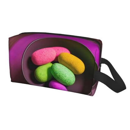 Yoga Meditation Cosmetic Bags For Women Small Makeup Bag For Purse Makeup Pouch Travel Makeup Bag With Zipper