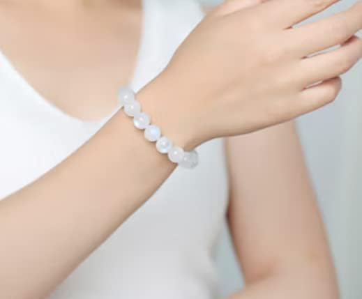 Single-pack of pure gemstone bracelets… - color: Blue-Moon-8MM