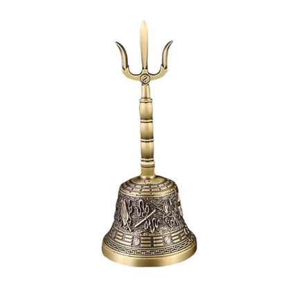 Generic Handbell Dharma Object Bell Set Polished Sound Supplies Taoism Instrument Portable Loud Meditation Bell Prayer Bell