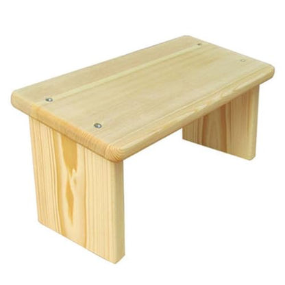 Wooden Kneeling Bench for Meditation and Prayer - size: 42x18x17.5cm