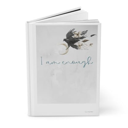"I Am Enough" Mindfulness & Meditation Journal | Matte Hardcover Daily Journal | Inspirational Self-Care Notebook for Confidence, Healing & Personal Growth | Guided Writing Journal for Women