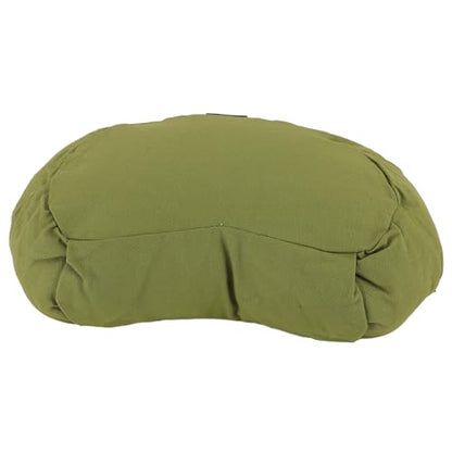 TARSHYRY Meditation Cushion, Meniscus Shaped Design for Proper Feet Support and Pressure Relief with Buckwheat Hulls, for Yoga Meditation Floor Seating Sofa Window Cushion