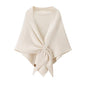 Women Pashmina Shawl Wraps Knitted Shawls and Wraps Cardigan Cape Wool Cashmere Shoulder Top Sweater Shawl Scarf - color: Beige