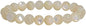 Angelstones Handmade Natural Healing Gemstone 8mm Round Beads Stretch Crystal Bracelet 7 Inch Unisex - color: White Mother of Pearl