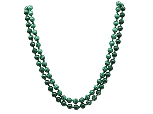 Amazing Gemstone Malachite Mala Beads - 108 Prayer Beads for Meditation and Mindfulness Practice, Handcrafted Mala Beads with Natural Gemstones for Spiritual Healing and Relaxation (Knotted) - color: Malachite (Original), style: Knotted