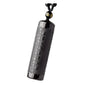 1Pcs Black Obsidian Buddha Pendant Prajna Paramita Sutra Buddha Necklace Pendant Beads Chain