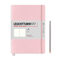 LEUCHTTURM1917 - Notebook Softcover Medium A5-123 Numbered Pages for Writing and Journaling (Plain, Powder)