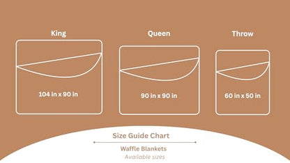 Waffle Blanket Queen Size Bed, 100% Cotton Soft Lightweight Breathable Summer Blanket, Waffle Weave Queen Size Bed Blanket: Blue (90"x90") - color: Blue, size: Queen (90" x 90")
