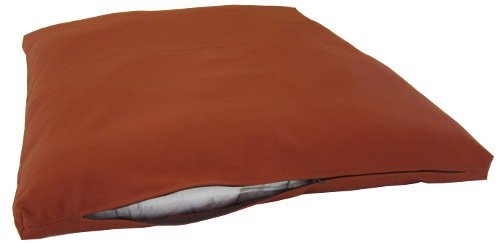 Kapok Zafu and Zabuton Meditation Cushion Set (2pc) - color: Clay