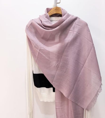 Women's Cotton Scarves Lady Light Soft Fashion Solid Scarf Wrap Shawl - color: Sweet Potato Purple 11