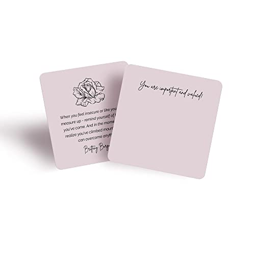 Dessie 60 You Are Important Encouragement Motivational Quote Cards. Inspirational Positive Affirmations. Post-It Note Size Cards with Envelopes and Sealing Stickers. Appreciation Cards. Thoughtful - size: 3.5 x 3.5 inches, style: You are important and val