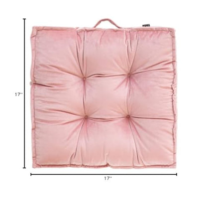WJXBoos Thick Large Floor Cushion,with Carrying Handle Portable Tatami Square Seat Cushion Floor Pillow Meditation Worship Buddha Yoga C 4343cm(1717inch)
