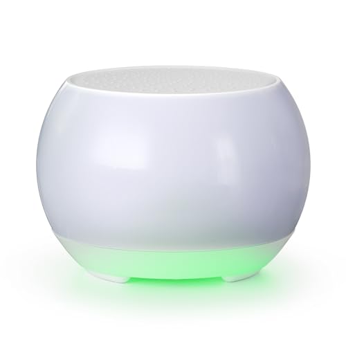 Soundary Ceramic Craft Bluetooth Speaker for Meditation & Yoga, Sound Therapy Machine for Stress Relief, Sleep Aid and Focus, Deep Bass, Louder Volume, Light Effect for Boxing Breathing (Purple) - color: Purple