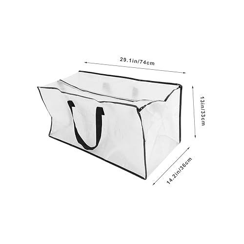 LIFKOME 1pc Heavy Duty Storage Bag for Moving Travel Comforter Packing Tote Handles Capacity Multi-purpose Organizer for Home Outdoor Use