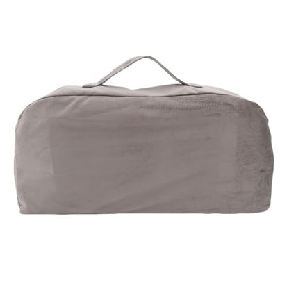 Wooden Meditation Bench Ergonomic Detachable Soft Cushion for Yoga Meditation Stool for Home Yoga Practice and (Grey) - color: Grey