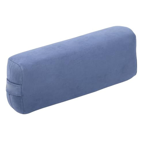 Aramox Meditation Cushion, Comfortable Floor Pillow with Supportive Sponge Core, Ideal for Yoga and Relaxation at Home or Studio (Blue) - color: Blue