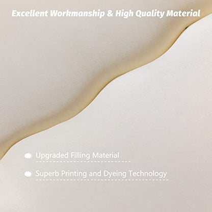 MAXYOYO Japanese Floor Futon Queen Size, Thicken Tatami Mat Sleeping Pad Foldable Roll Up Mattress Trifold Pad Guest Mat, Off White - color: Off White, size: Queen