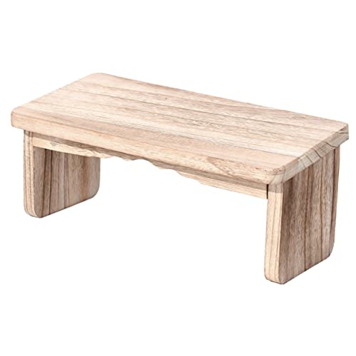 Toyvian Meditation Bench Wooden Stool Non-Slip Folding Buddhist Kneeler for Home Use Lightweight Durable Design for Prayer and Relaxation Strong Load-Bearing Convenient Storage