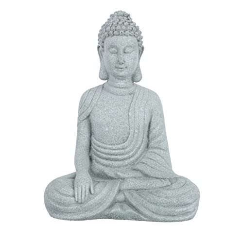 Delicate Sandstone Buddha Figurine Chinese Style Micro Landscape Decor for Home Balcony Zen Garden Ornament Indoor Outdoor Meditation Accessory