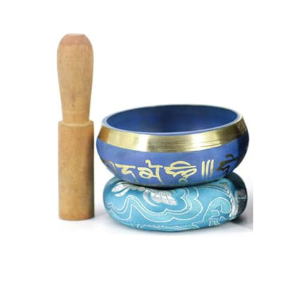 Tibetan Singing Bowl Meditation Handmade, Copper Yoga Sound Buddha Chime Ornament Singing Bowls(10.5cm) - size: 10.5cm
