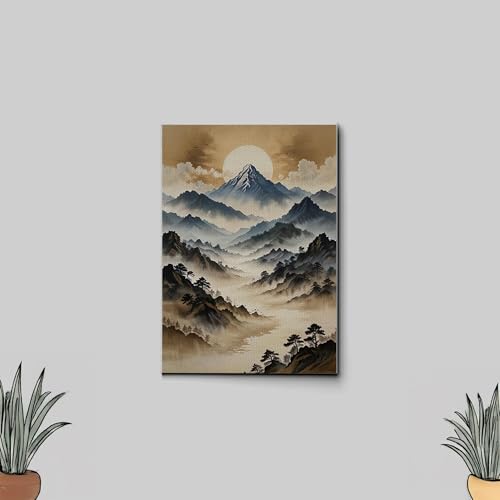 Japanese Wall Art, Minimalist Wall Art, Neutral Abstract Art, Modern Minimalist, Zen Wall Art, Zen Printed Wall Art, Japanese Art Print, Decor Canvas, Decor