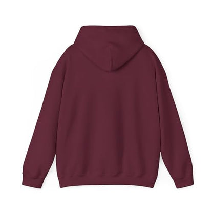 Yoga-Inspired Go Ohm Hoodie | Cozy Sweatshirt for Meditation, Unisex Gift, Self-Care, Spiritual Practice, Zen Clothing - color: Maroon, size: Small