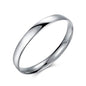 Handmade 925 Sterling Silver Bangle Bracelet Simple Silver/Gold Adjustable Cuff Bangles Durable Stainless Steel bracelet for Men &Women Daily Jewelry Gift for Anniversary Birthday Gift - color: silver 008