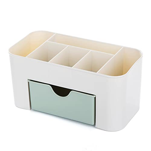 Storage Containers Desktop Storage Box Jewelry Storage Box Cosmetic Box Boxes (Color : Green) - color: Green