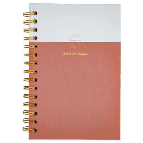 My Gratitude Journal: A Year of Thankfulness (Dusty Rose Pink, Linen) | Daily Gratitude Journal | Self-Care Journal | Mental Health - color: Dusty Rose