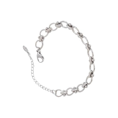 Elegant Minimalist Bangle Bracelet Adjustable Size Wristband Stainless Steel Jewelry Simple Everyday Wear Accessory - style: JDB201276 S