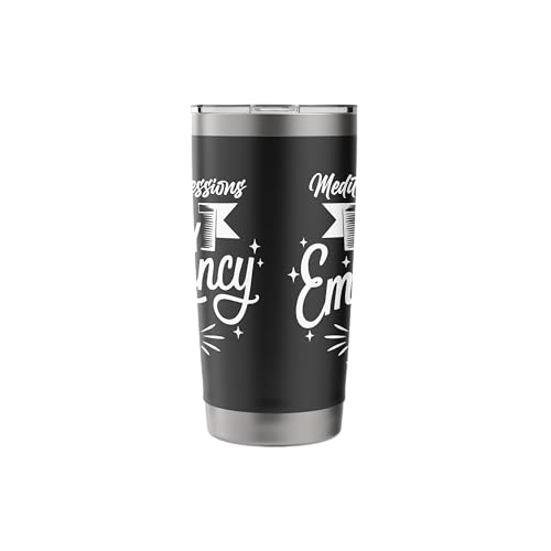 Meditation in Emergency Kit for Mindfulness Lovers Stainless Steel Insulated Tumbler
