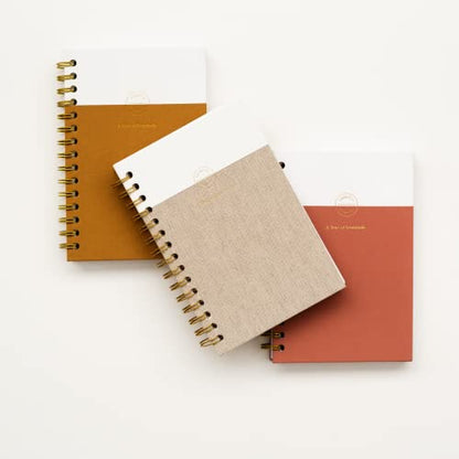 My Gratitude Journal: A Year of Thankfulness (Dusty Rose Pink, Linen) | Daily Gratitude Journal | Self-Care Journal | Mental Health - color: Dusty Rose