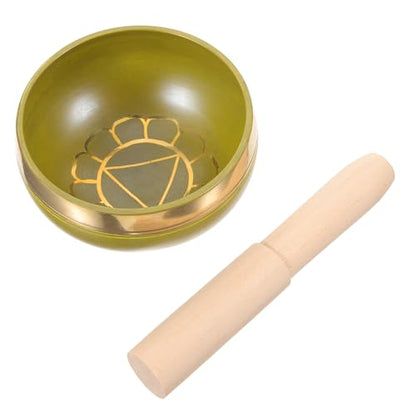 Yoga Meditation Copper Chime Himalayan Singing Bowl Tibetan Bowl Stick Decorative Sound for Zen Meditation