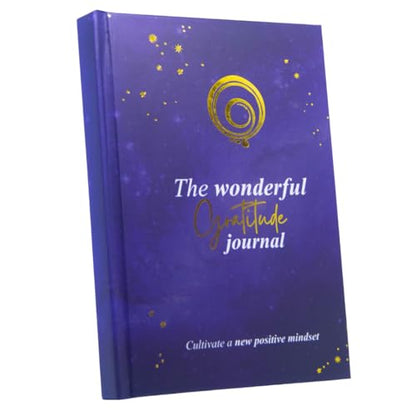 The Wonderful 5 minute Gratitude Journal for men and women. Hardcover Guided Reflection Journal with Inspirational Quotes, Self Care & Mindfulness Gift Notebook - Undated, to start it at any time of the year.