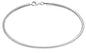 Savlano 925 Sterling Silver Solid Italian Round Diamond Cut Snake Chain Bracelet/Anklet For Women & Men - Made in Italy Comes Gift Box - style: 2mm