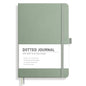 RETTACY Dotted Journal Notebook, 192 Pages, A5 Medium Size (5.7'' x 8.3''), Leather Hardcover, 100 GSM Thick Paper, for Journaling, Planning, Tracking (Sage Green) - color: Sage Green, style: Dotted