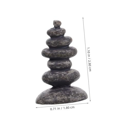 20pcs Stacked Rock Decor Japanese Zen Garden Ornaments for Indoor Outdoor Decor