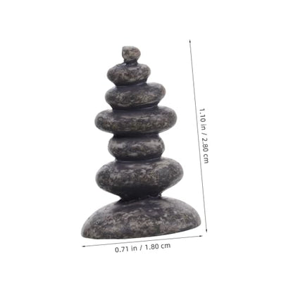 20pcs Stacked Rock Decor Japanese Zen Garden Ornaments for Indoor Outdoor Decor